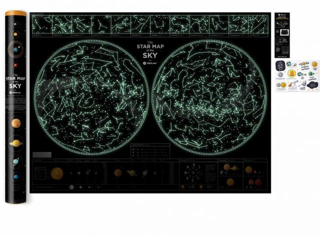 Карта зіркового неба Star map of the sky